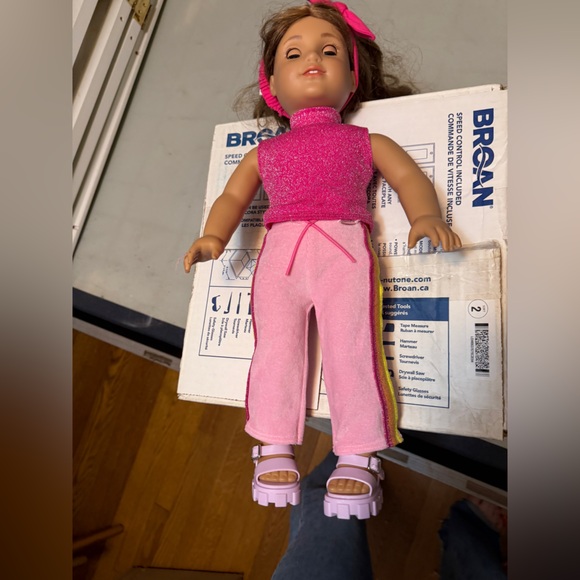 American Girl Doll with Terry Outfit & Sandals - Picture 2 of 2